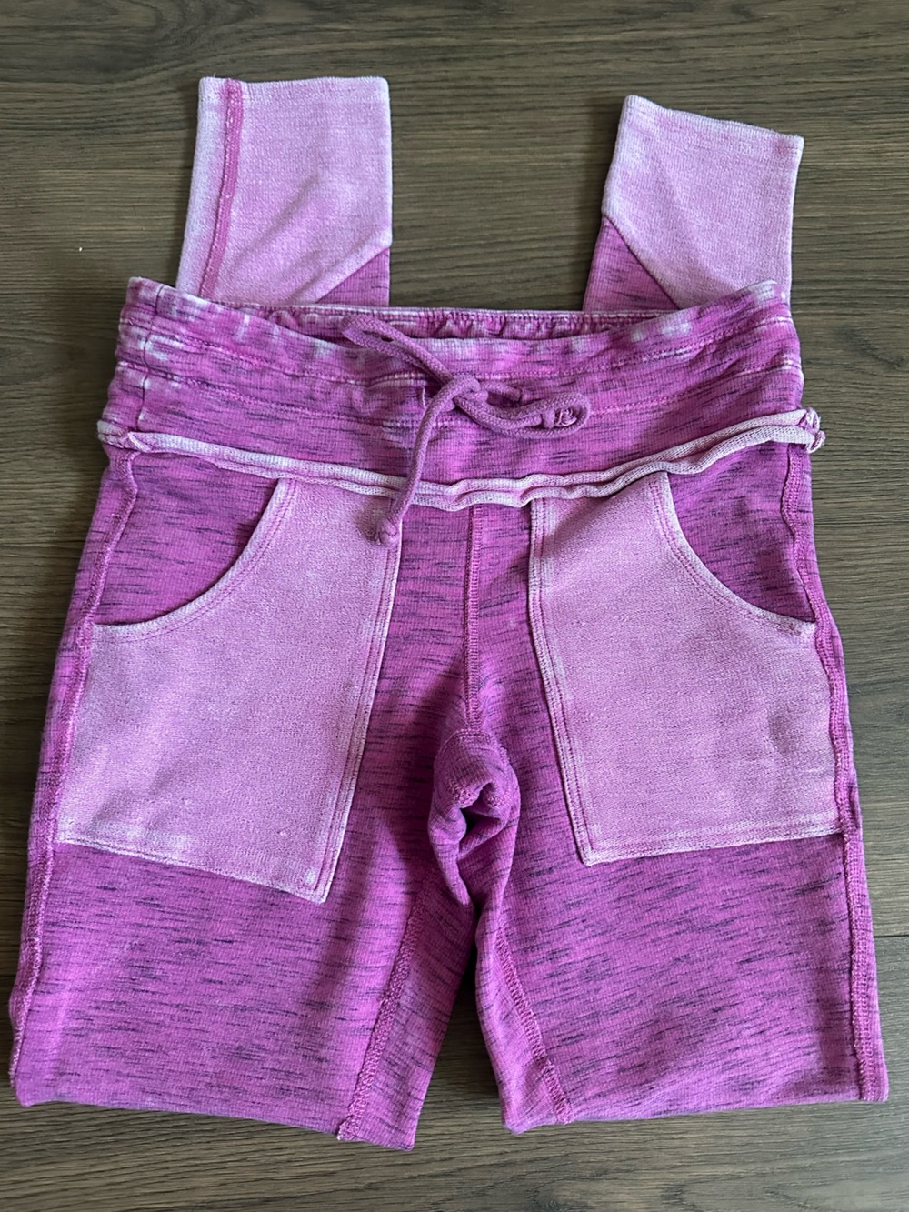 Free People Pink Tie-Dye Lounge Joggers